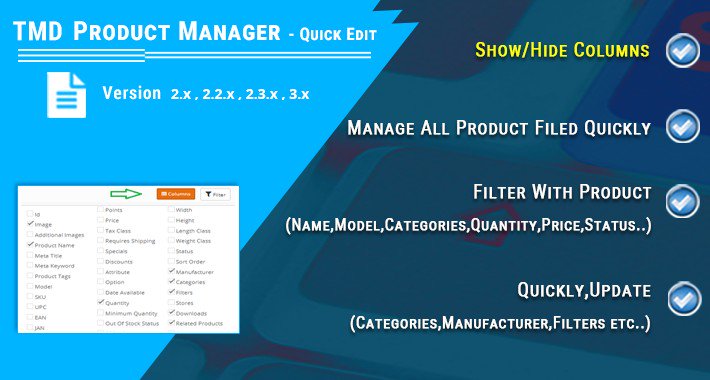 OExtensions's tweet image. Product Manager-Quick Edit #opencart #opencartmodules #opencartproductmanager #productmanager
opencart.com/index.php?rout…