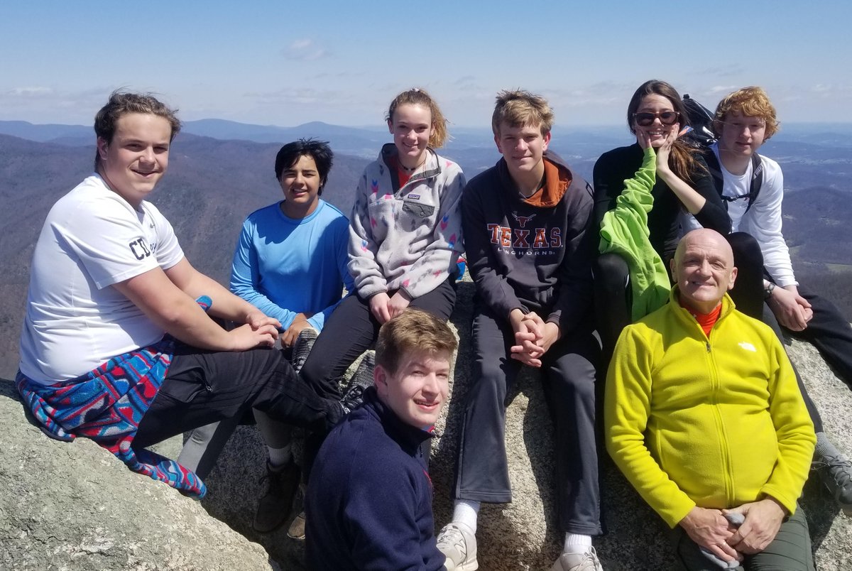 CCSrightnow's tweet photo. It's the final day of Immersion Trips!

Pictured: Sophomores at the top of Old Rag 

#ccsrightnow #immersiontrips #highschool #boardingschool #dayschool https://t.co/VkJjNZZSAt