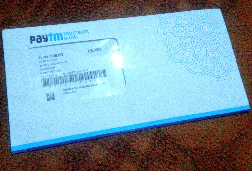 _iamyashkrs's tweet photo. so happy after receiving , India's best digital bank's @PaytmBank Debit Card 
+ fast delivery within 5 days.
#paytmkaro https://t.co/KYPKp4k3kp