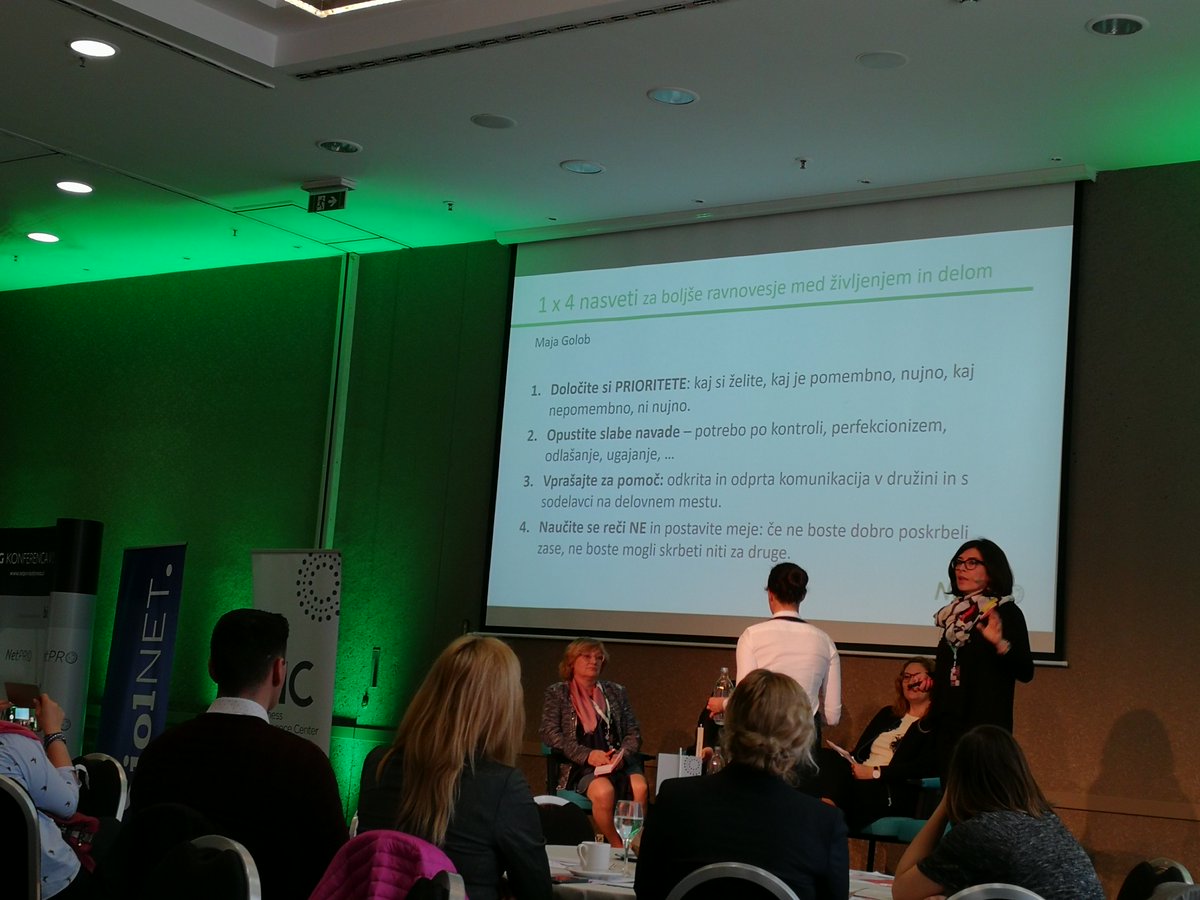 SiolNEWS's tweet image. Odlična okrogla miza z nasveti za boljše ravnovesje med življenjem in delom na #NetPRO --&amp;gt; preverite nasvete, z upoštevanjem zapisanega boste zagotovo naredili veliko zase.