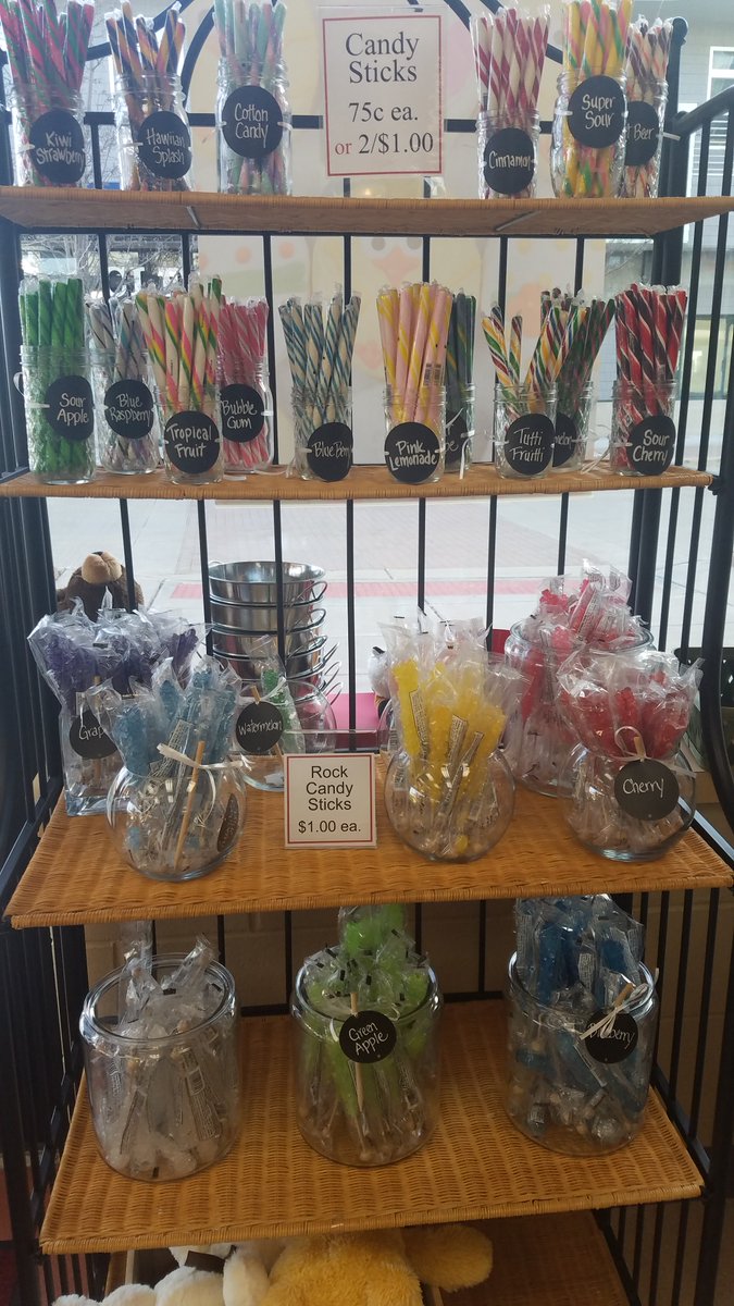 Looking for an old favorite? We have old fashioned candy sticks and rock candy! These will be sure to bring back fun memories.