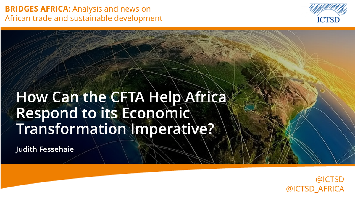 ICTSD's tweet photo. The crisis of the multilateral trading system means that Africa’s priority issues are unlikely to be addressed in the short-term at the multilateral level: https://t.co/WHNIyl2Tke https://t.co/K9uP829iTr