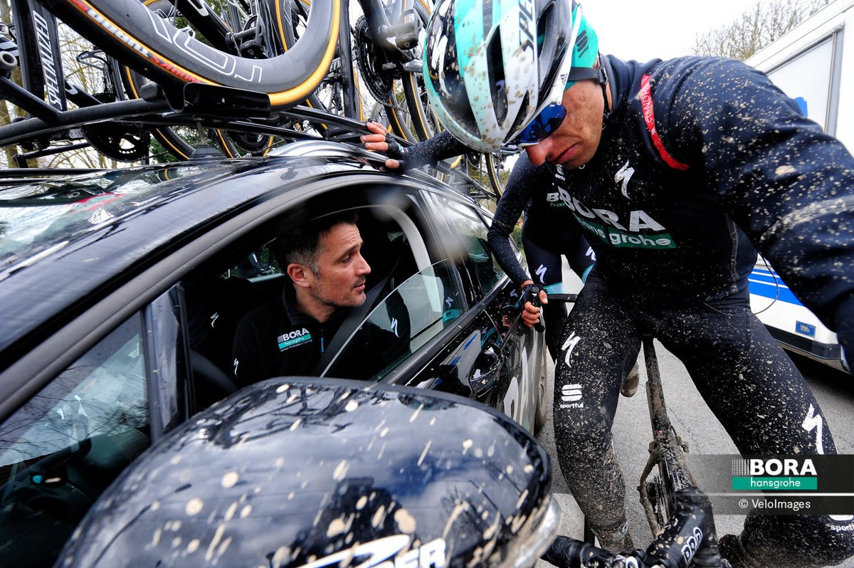 Way2Champ's tweet photo. @tourdefrance cobbles reco with @BORAhansgrohe !! https://t.co/cjRPZI4acQ