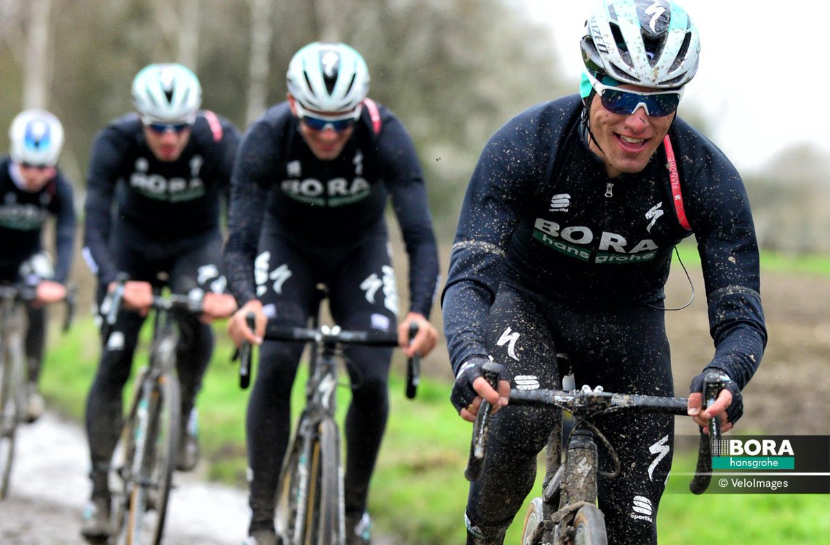 Way2Champ's tweet photo. @tourdefrance cobbles reco with @BORAhansgrohe !! https://t.co/cjRPZI4acQ