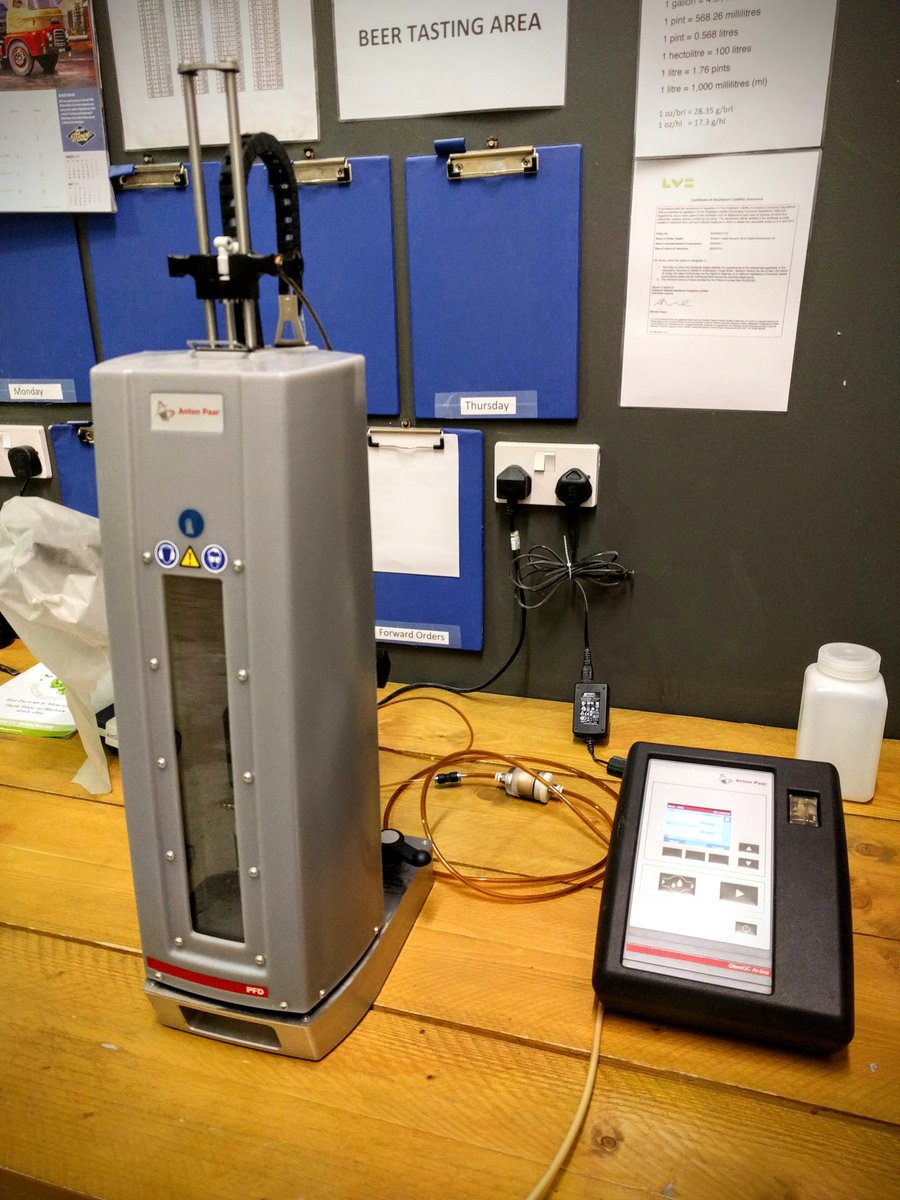No brewing for me today, time for a bit of lab work! Today measuring dissolved oxygen and CO2 in beer. The machine is too thirsty. Hardly left me any! <a href="/sadlersales/">HORNY SLUTS</a>