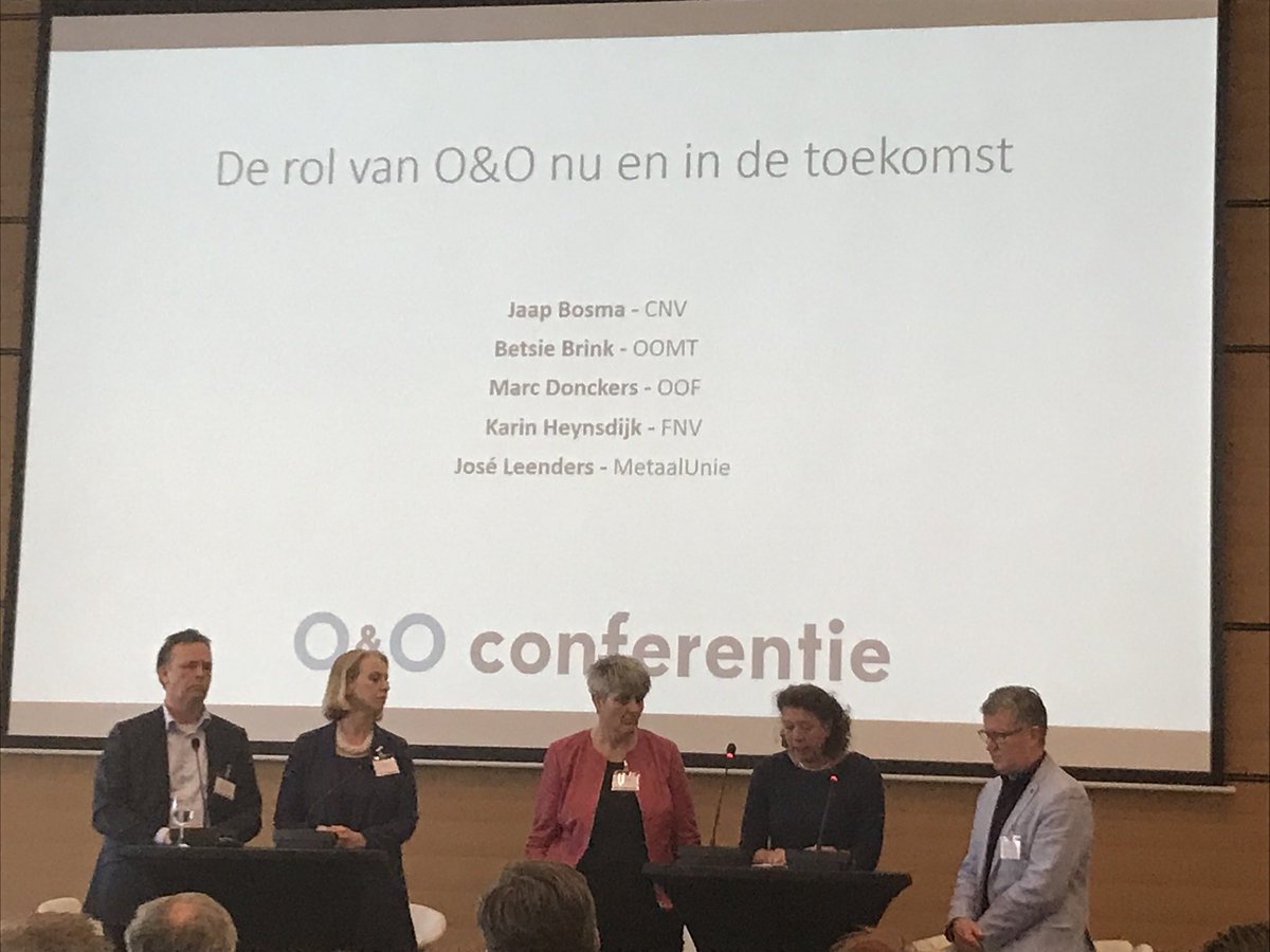 Fondsen en sociale partners over de toegevoegde waarde van O&amp;Ofondsen - we moeten ons, maar vooral wat we doen, veel meer laten zien. #oenoconferentie #levenlangleren #levenlangontwikkelen