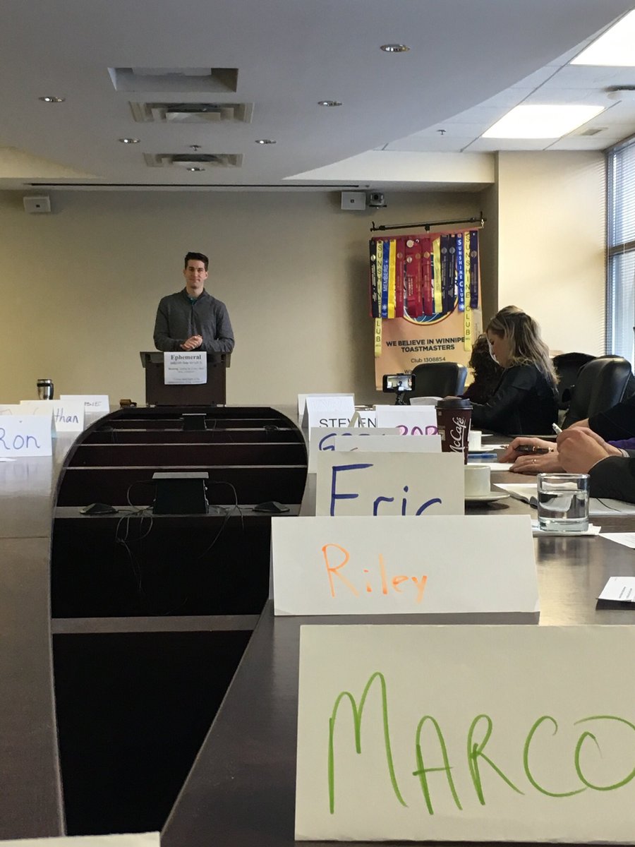artalexander's tweet photo. Starting the day with a group of motivated business people at We Believe in Winnipeg Toastmasters  @TheWpgChamber @wefityou @bison_fire @marcosilvestri @pipolifecoach @EricSeniuk @adamdooley @iwadood @Mayor_Bowman https://t.co/KBBrm6flwi