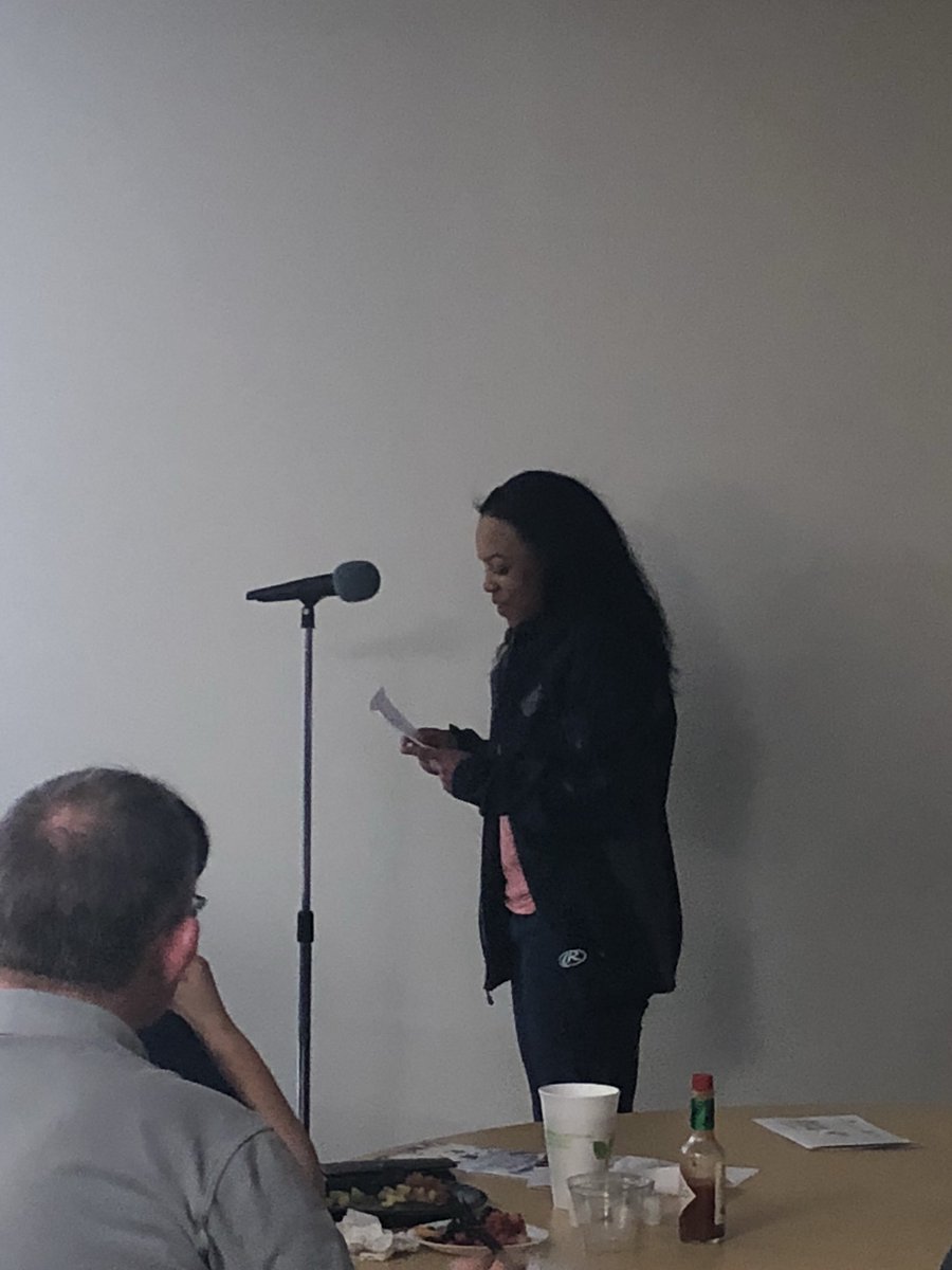 gclvsoftball's tweet photo. Sophomore, Morgan Lewis, spoke at the Grayson College Gratitude Breakfast about her successful journey at Grayson College. She thanks athletics and the foundation scholarship for making her dreams come true! We are proud of you, Morgan! #GCLV #family #ConnectCommitComplete https://t.co/8pwRvGsmFl