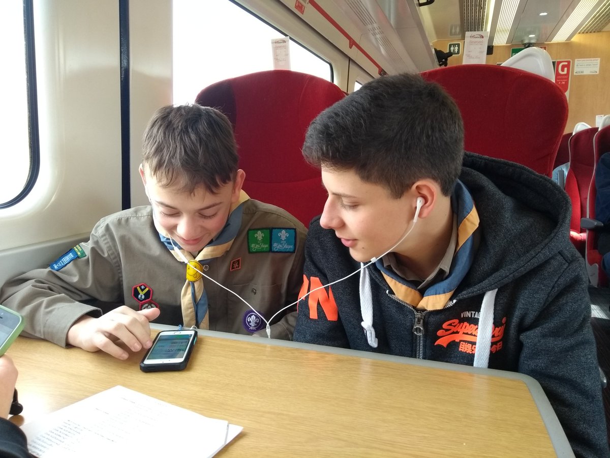 1stBalderton's tweet photo. The Explorers are on their way to London for @monopoly_run. In fact our @Virgin_TrainsEC carriage has 2 other Groups of #Explorers as well! https://t.co/TWoynRJ20f