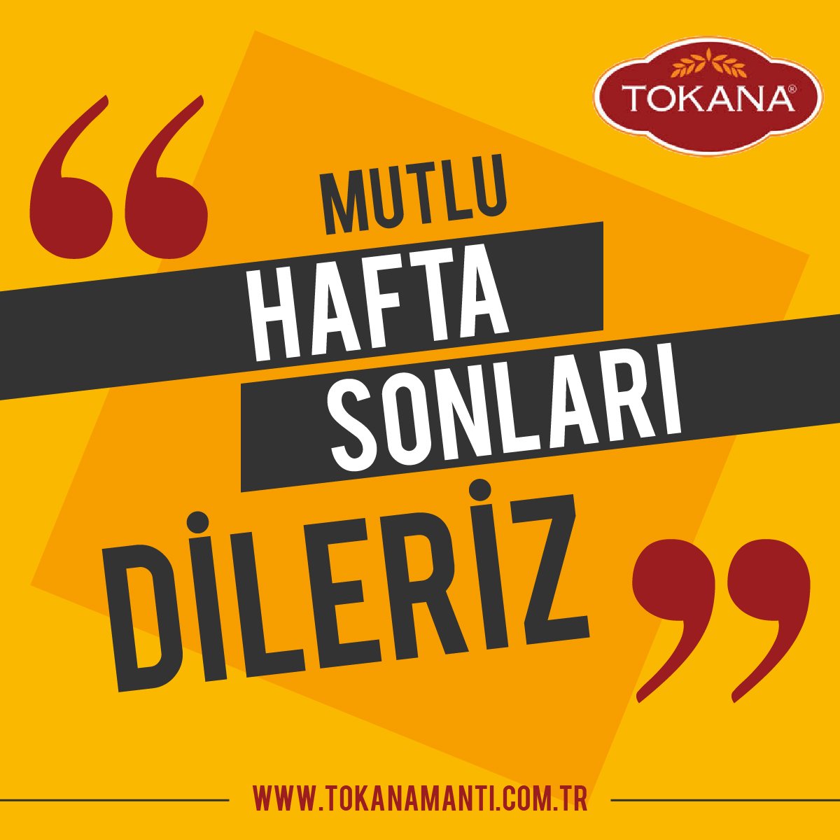 Herkese iyi hafta sonları dileriz. #Tokana #Manti #Lahmacun #pratikyemek bit.ly/2H3Gd0i