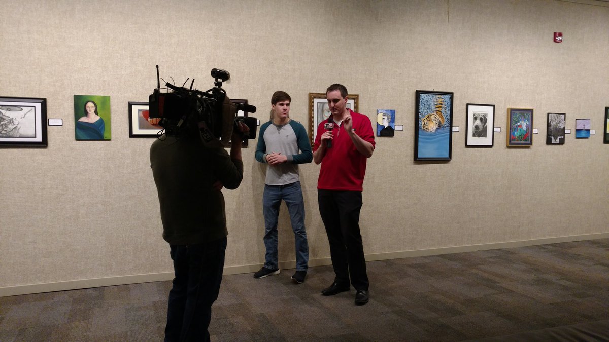 feagrose's tweet photo. RAHRWEST Art Gallery. Good Day Wisconsin https://t.co/q789ewUAU3