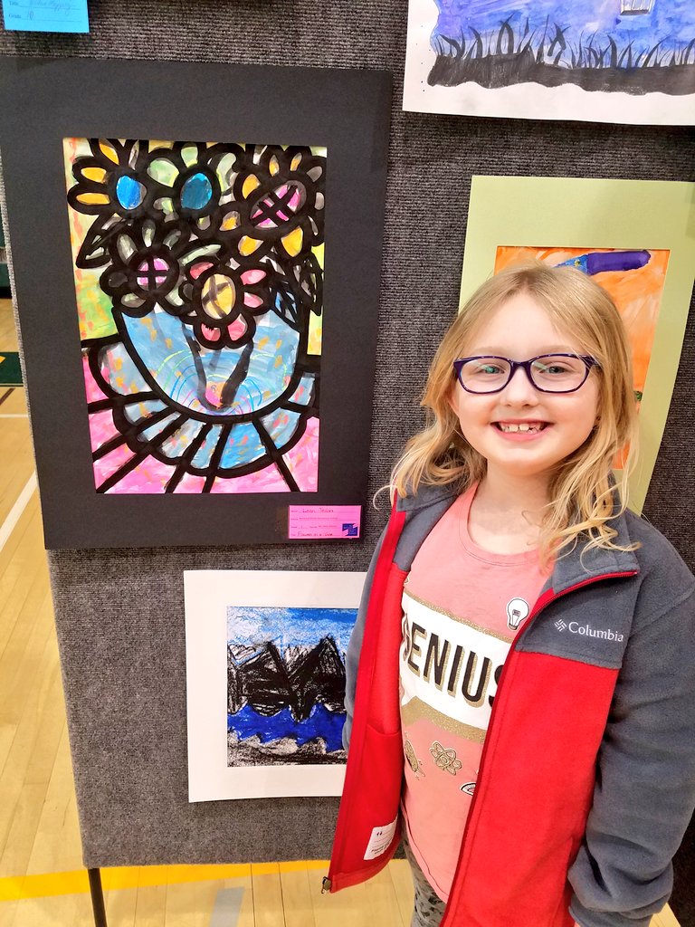 HM_Tedore's tweet photo. My girls had their art displayed at @DundalkHigh 😍 SO PROUD! @MsAsArtRoom @pat3303 @NorwoodES @AdgeRoss @ms_kotzum https://t.co/AefugtT9Mf