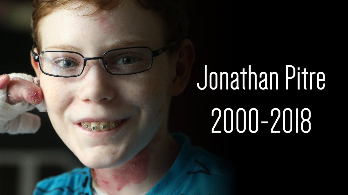 baseball52395's tweet image. We are saddened by the loss of Jonathan Pitre – a courageous and inspiring young man.

Our thoughts are with his friends and family. #RIPJonathan