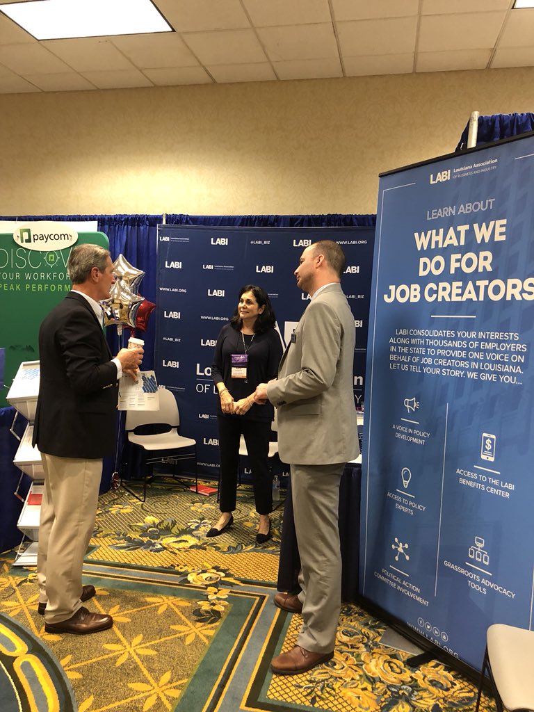 LABILacour's tweet photo. Good morning #LASHRM18! Drop by Booth #1 to say hello and check out the @LABI_biz Benefits Center. https://t.co/j0k5PZyiRw