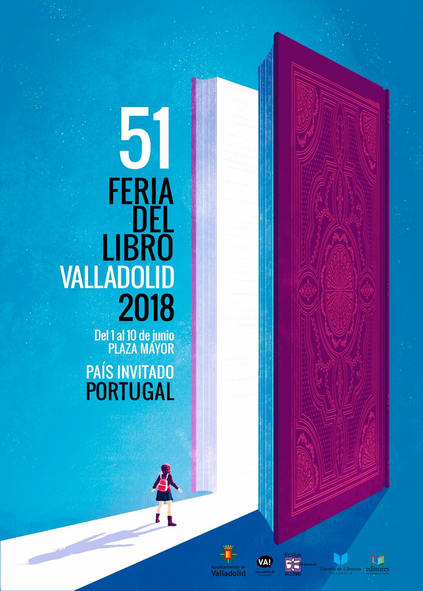 La 51 <a href="/FerialibroVLL/">FeriaLibroVLL</a> se ha presentado esta mañana con el cartel ilustrado por <a href="/allenraul/">Raul Allen</a>. "Un libro puede ser al tiempo un desafío, una aventura y un viaje. Siempre me ha resultado emocionante".
<a href="/AyuntamientoVLL/">Ayto. de Valladolid</a> ferialibrovalladolid.es/event/portugal…