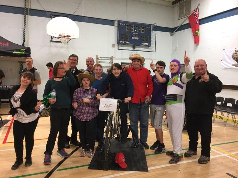 Yesterday's #InsideRide <a href="/OSDSS_/">OSDSS</a> raised $17,076 to support families affected by cancer. The running total is $175,639 thanks to the efforts of students and staff over the years! The top fundraising team this year, "Toy Story 2", brought in $1,015!! #OwenSound