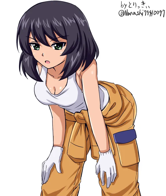お題「ホシノ」より
前かがみなホシノ

#ガルパン版深夜のお絵描き60分一本勝負
#ガルパン版深夜のお絵描き60分一本勝負_20180406
#ガルパン #garupan 