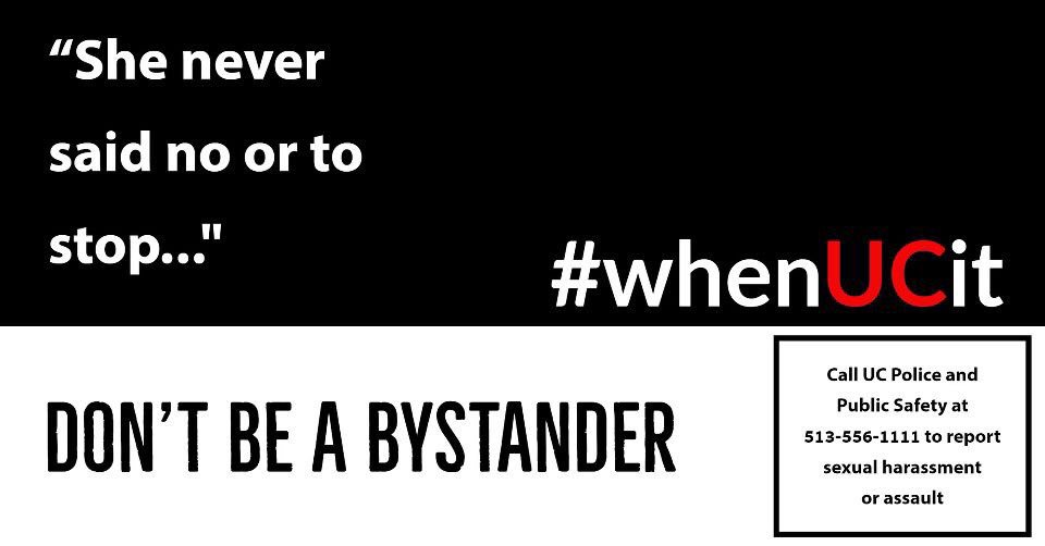 whenUCit's tweet image. Practice affirmative consent. Only YES means YES. Don’t be a bystander #whenUCit