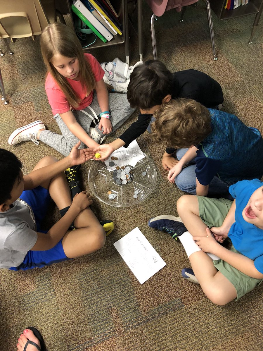 Albritton_HES's tweet photo. Playing our favorite game... Race to $1.00! #WeareHES https://t.co/v3zr6CSGW5