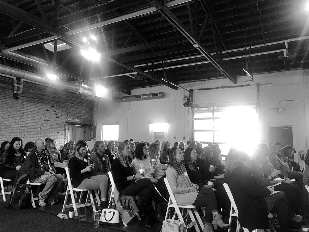 amandagebhard's tweet photo. Packed house at @514Studios for #smbmsp on this January morning. ❄️ https://t.co/xr4E69aMDX