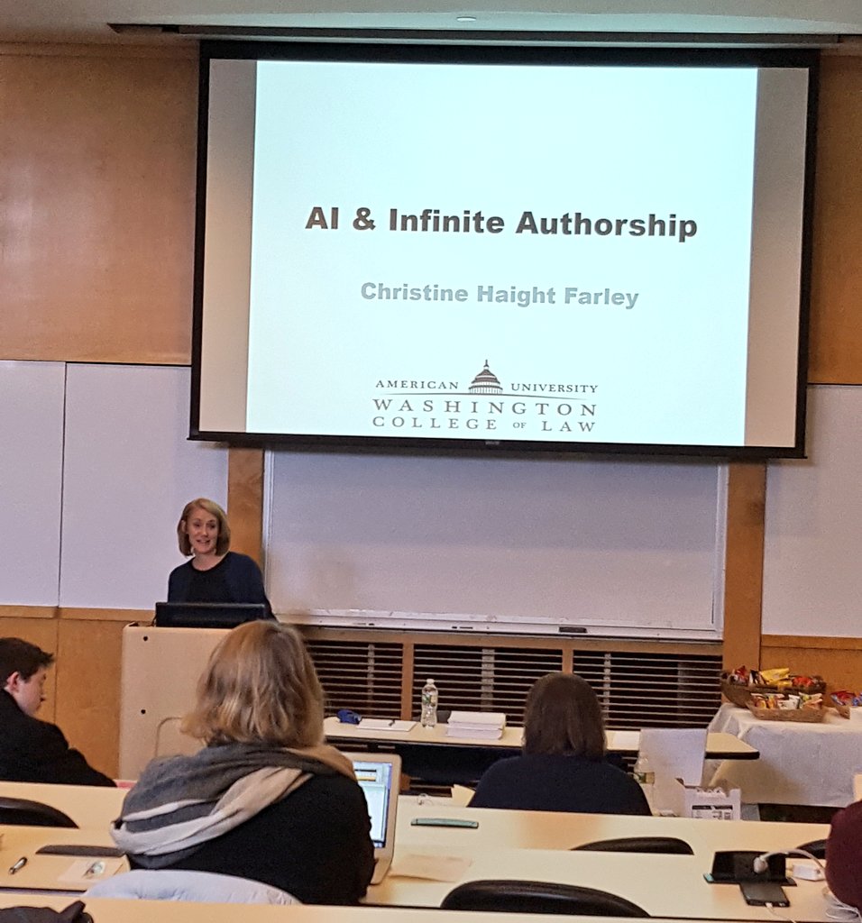 IPProfEvans's tweet photo. Prof @Prof_Farley does a redux and critique of her 2004 work, The Lingering Effects of Copyright's Response to the Invention of Photography. Explores issues of authorship pre-shutter, shutter & post-shutter activity. #ipredux #FPCIP #UNHLaw https://t.co/p3HyxGRNYu
