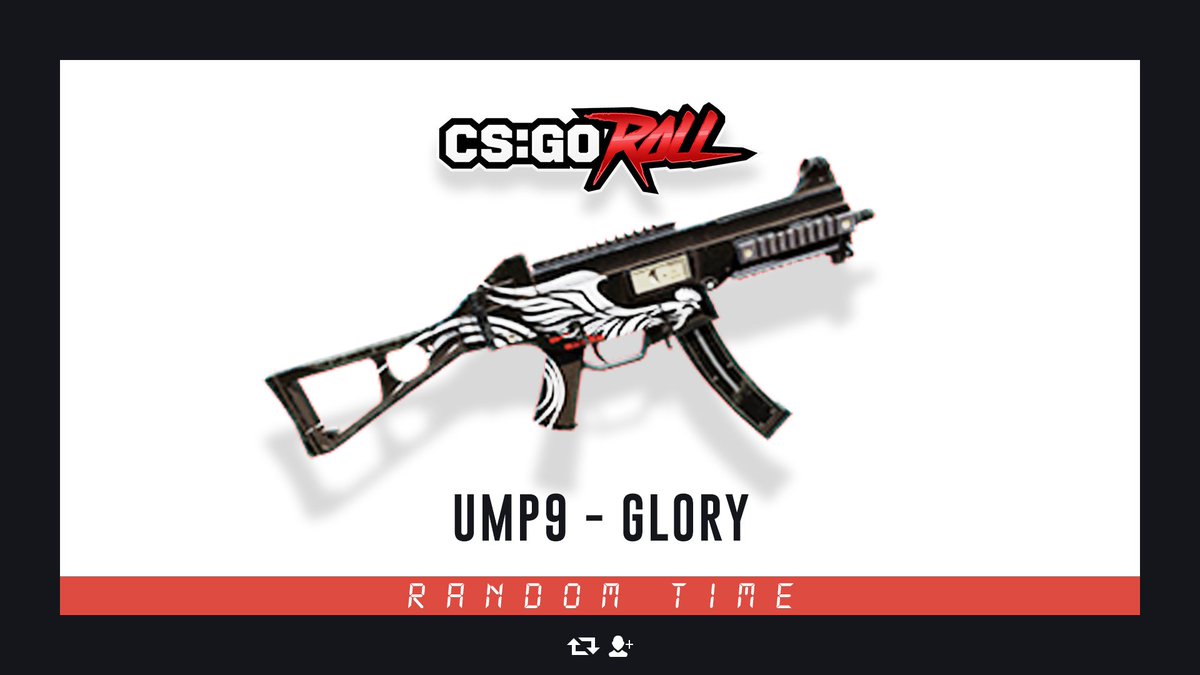 CSGORoll's tweet image. UMP9 - GLORY GIVEAWAY 🎁

- Retweet &amp;amp; Follow
- Enable notifcations on CSGORoll
- Play Free Spin csgoroll.com/freespin
- Tag 1 friend and reply with the 2nd letter of his username

Good Luck!