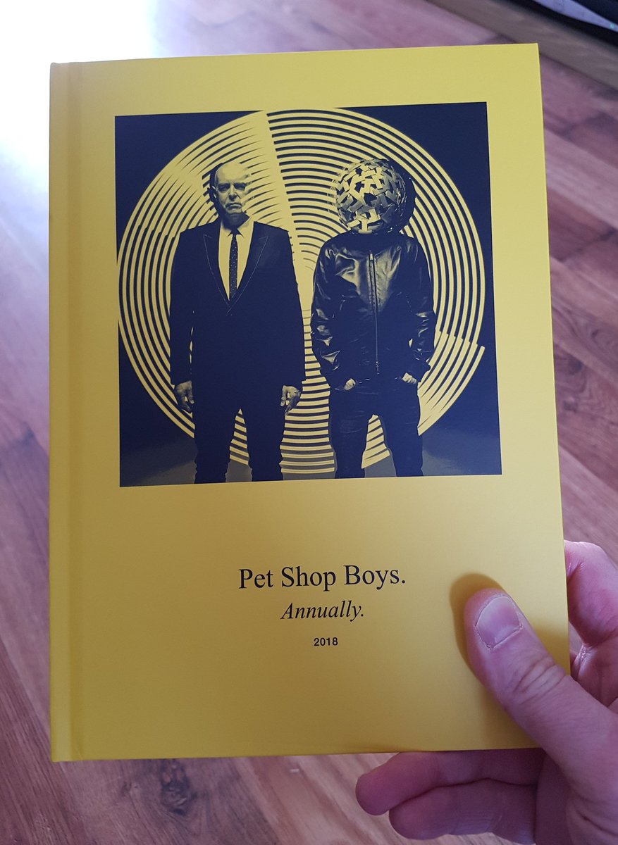 GingerTony's tweet photo. Got mine - thank you @holicnats Looking forward to some quality reading. 😎
@petshopboys #Annually2018 https://t.co/dx2s6JAdQM