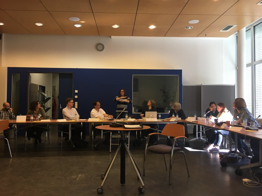 leesonl's tweet photo. @ProSignECML meeting discussing the value of #ELP for #signlanguage teachers across Europe @ECMLCELV @coe #prosign2 #learnerautonomy #CEFR #lettinggo https://t.co/ysmi11y191