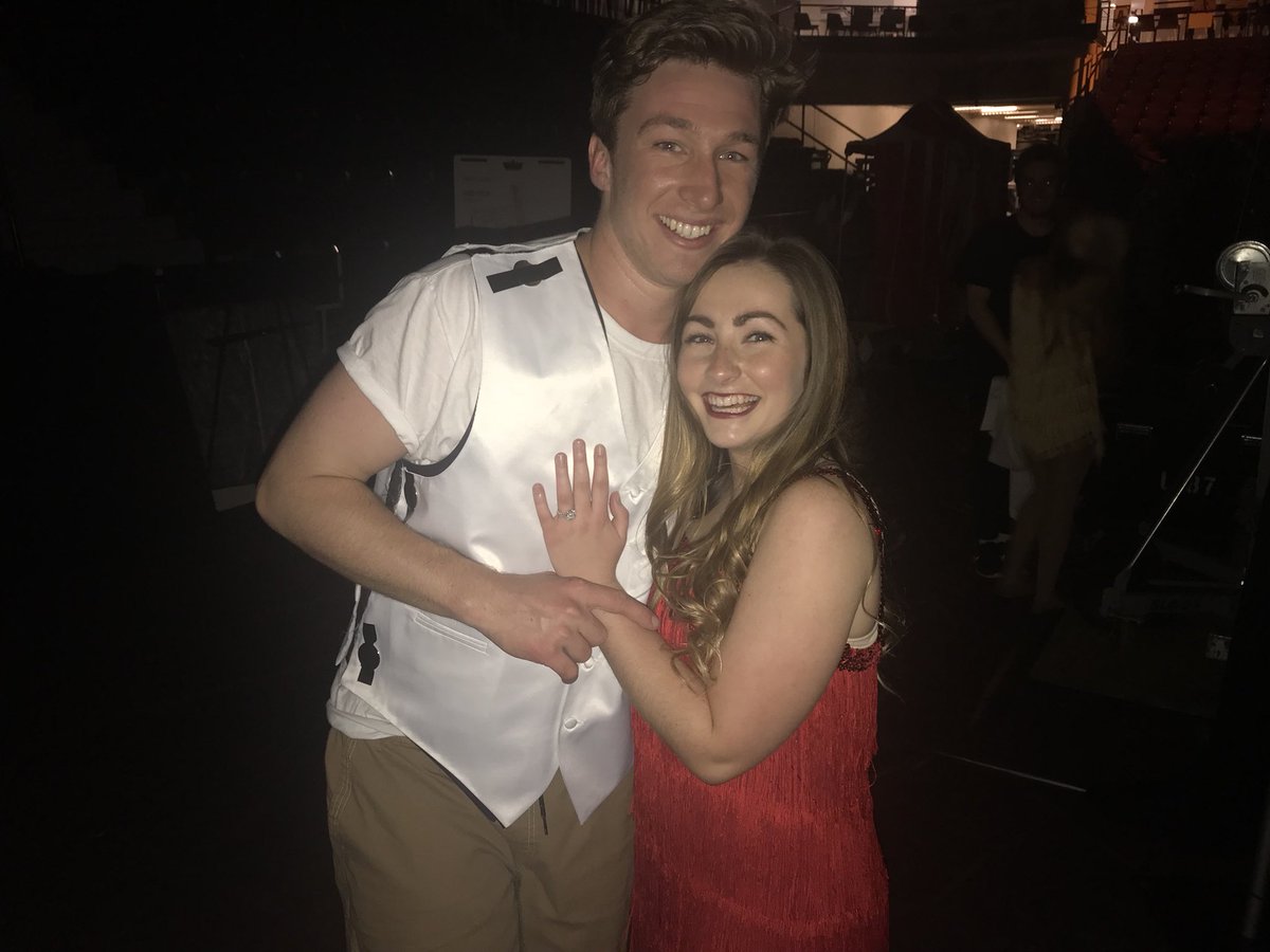 mostatethetachi's tweet photo. Congratulations to Kyle and Angie on their engagement last night! We are so happy for you guys!💍🎉 Also congrats to Kyle for his 3rd place finish in Greek God!🥉 https://t.co/cdl8YAaWtH