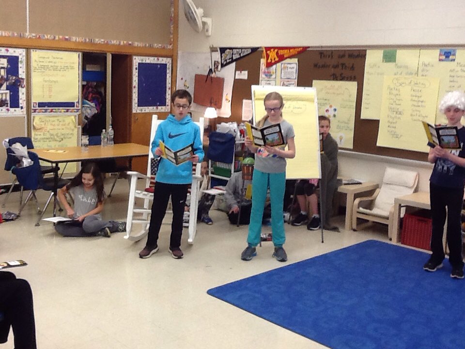 Grade4Spada's tweet photo. 4S Reader's Theater performing "Little Green Riding Hood!" https://t.co/a3OUhxa3Aj