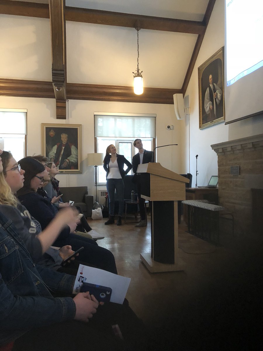 MatthewSereda's tweet photo. Fantastic research being presented by @huronatwestern students on online dating relationships. Powerful information for @TVDSB students. @TVDSBSafeSchool #HBOW2018 https://t.co/n7NS8oZFUB