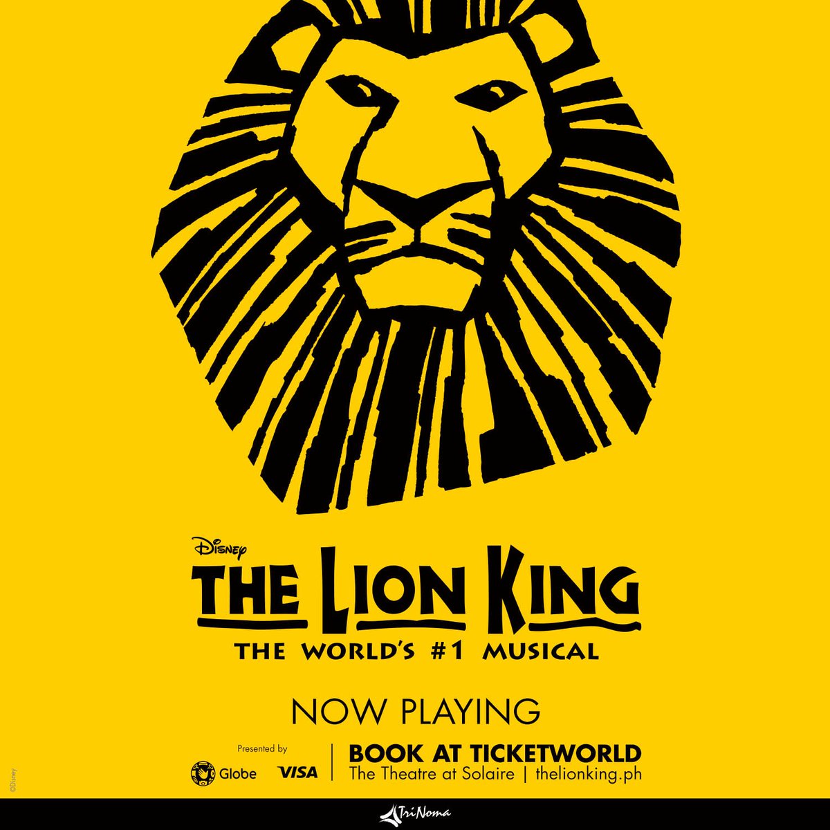 trinomatweets's tweet photo. Want a chance to get tickets to THE LION KING?

Quote this tweet w/ #TriNomaTheLionKing &amp; say why you’d love to experience Disney’s THE LION KING! You have 'til April 8 12mn to tweet your entries! Winners to be announced on April 10. Show is on April 18 @ The Theater at Solaire https://t.co/Lvj9LldWdG