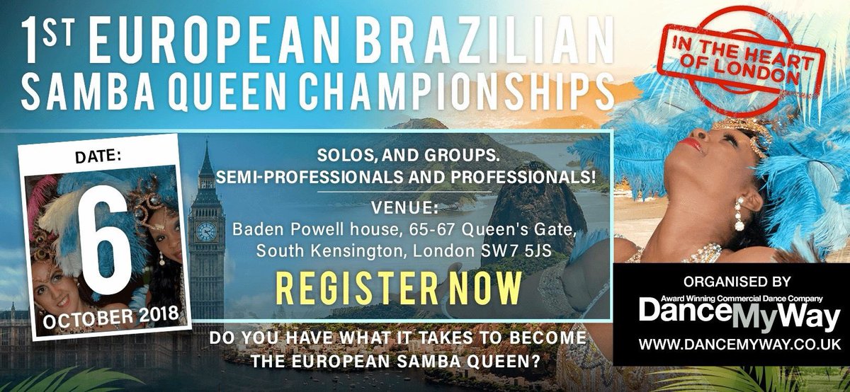 LilyMRusso's tweet photo. Calling all EUROPEAN SAMBA DANCERS: register here https://t.co/HVRgI4cpX9 #samba #uksamba #londonsamba #europeansamba #sambaqueen #uksambaqueen #lovesamba #brasil https://t.co/0nhAqNtLQT