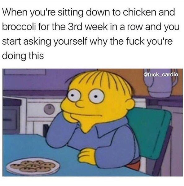 NO. MORE. CHICKEN. PLEASE.