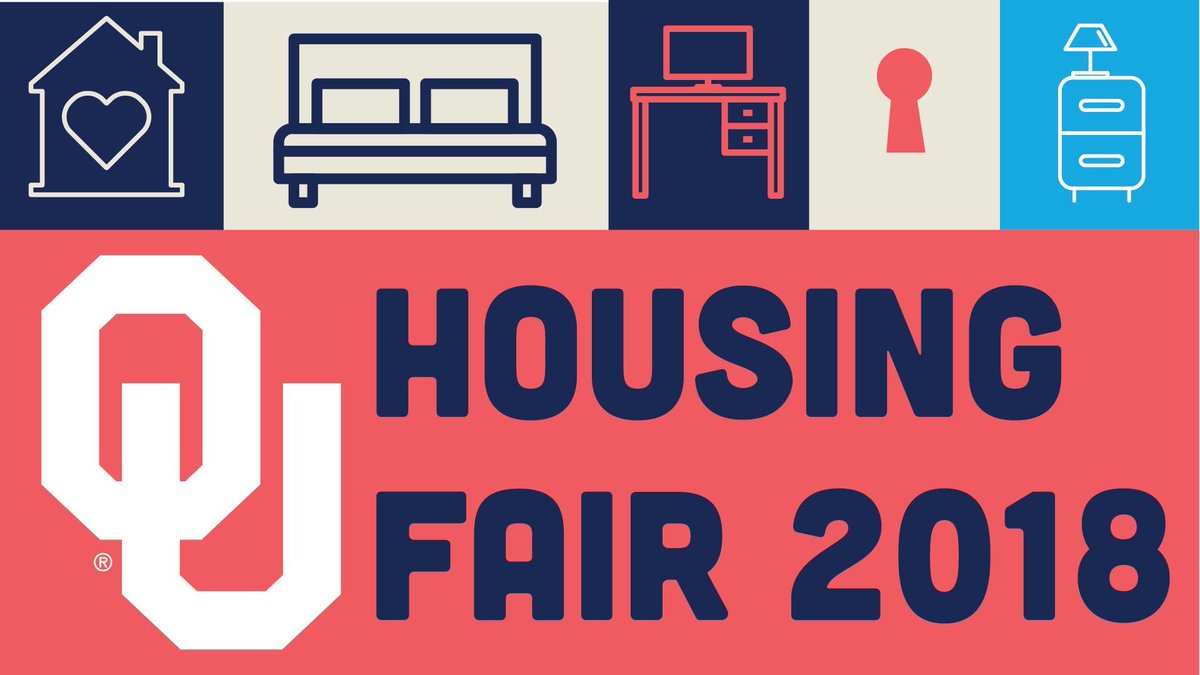UofOklahoma's tweet image. Looking for a place to live? Join @Live_OU_ today in the Union for free food and a campus housing fair 11am-3pm! 🏡

🔗: link.ou.edu/2GDsDwY