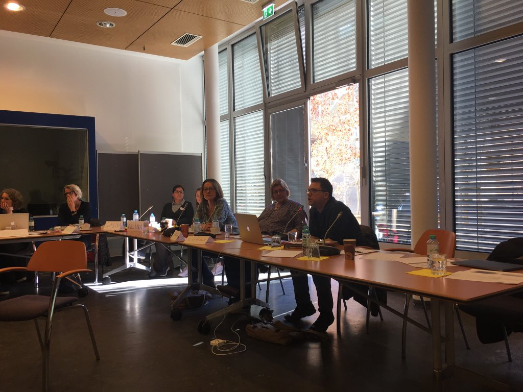 leesonl's tweet photo. @ProSignECML #teacherprofile work - Lukas Bleichenbacher encourages feedback re @ECMLCELV teacher #competencies so #signlanguage teacher competencies are included from the beginning. #prosign2 https://t.co/0bf8gn0hWn