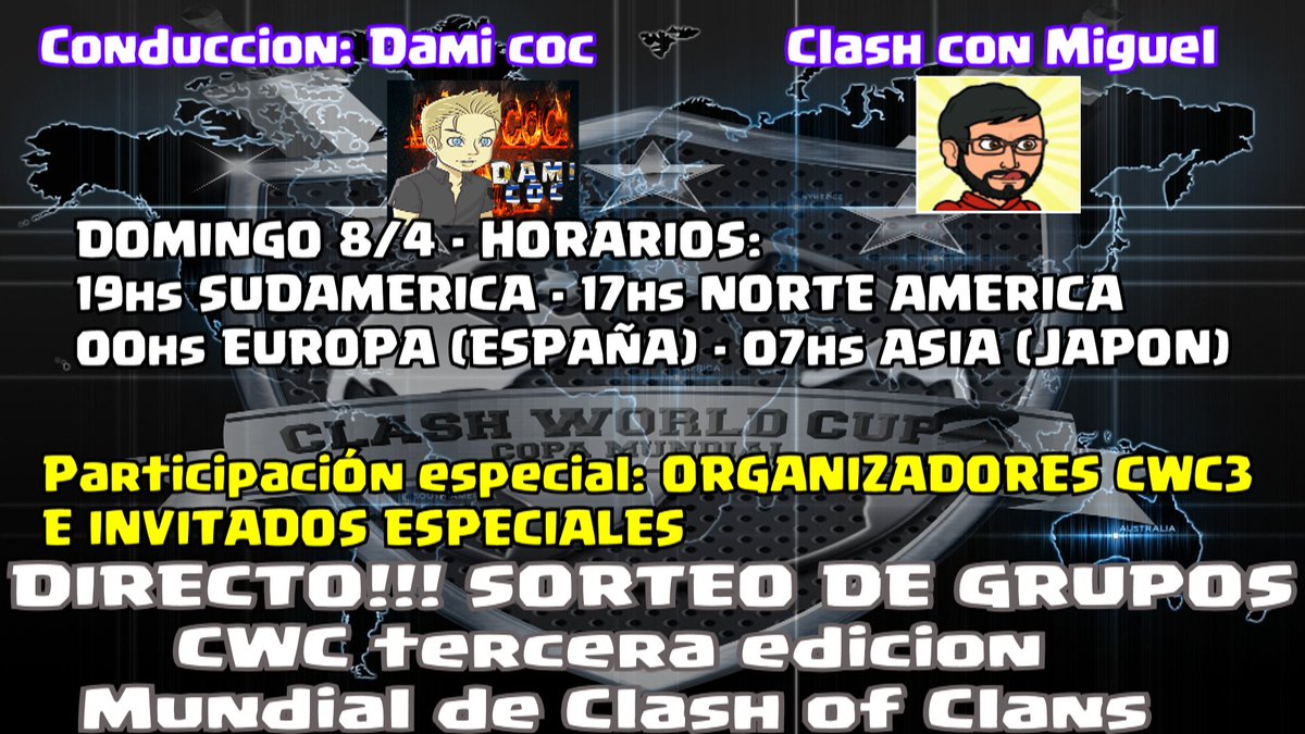 PRÓXIMO DOMINGO EL EVENTO MAS ESPERADO POR LA COMUNIDAD CLASHERA NO TE LO PODES PERDER EN DIRECTO POR NUESTRO CANAL!!!
