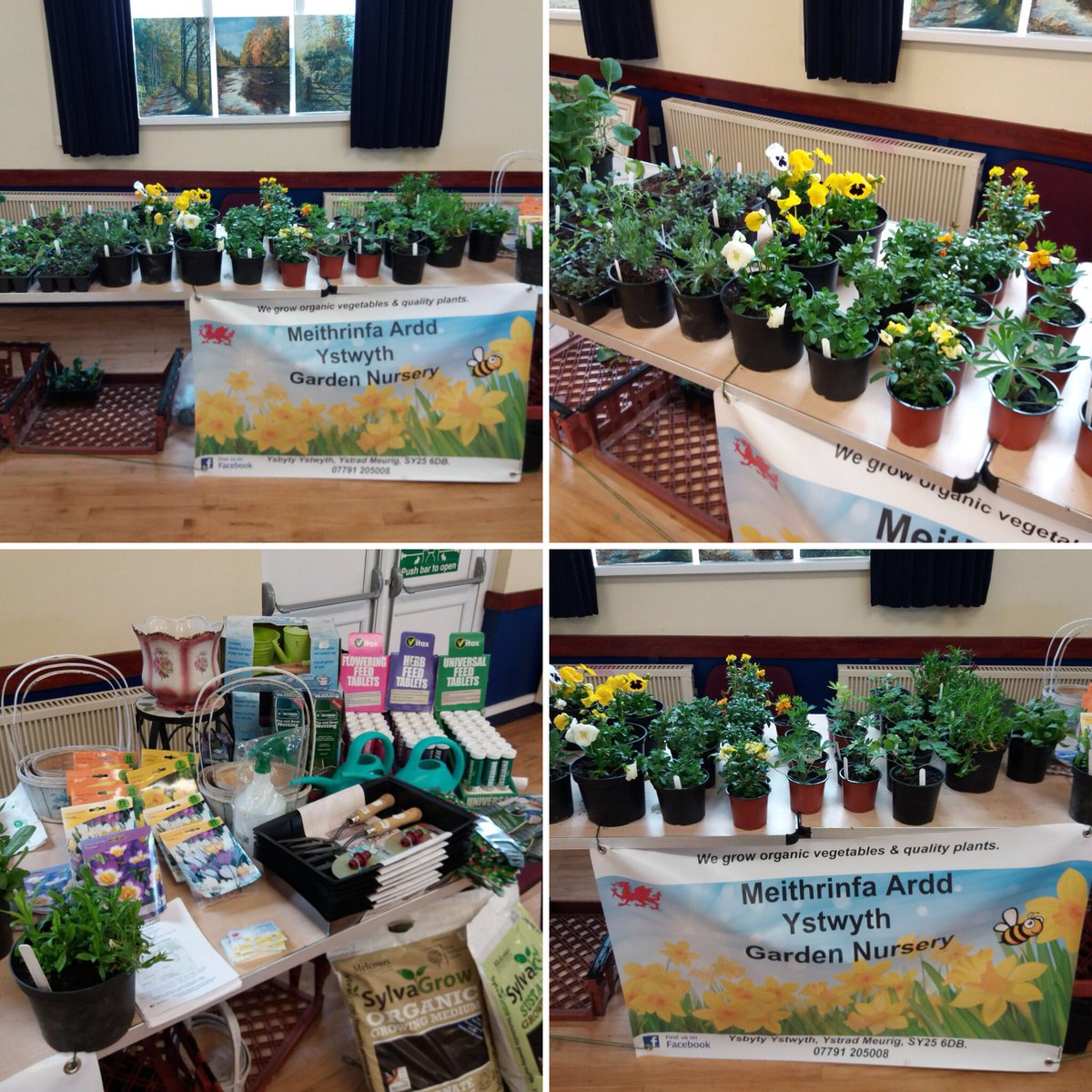 A good day at the Indoor Market in #Tregaron today. Held on the first Friday of the month 10am - 3pm
#indoormarket #supportlocal #flowers #compost