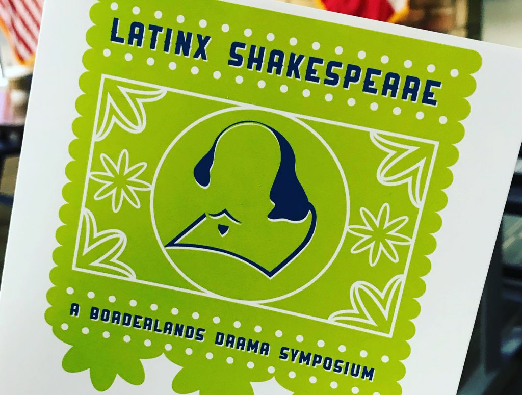 TrevorBoffone's tweet photo. Excited to finally be at the Latinx Shakespeare Symposium at @TAMUSanAntonio #50PP #latinxshax2018 #shax18 #shax2018 https://t.co/hCIW3m7KAy