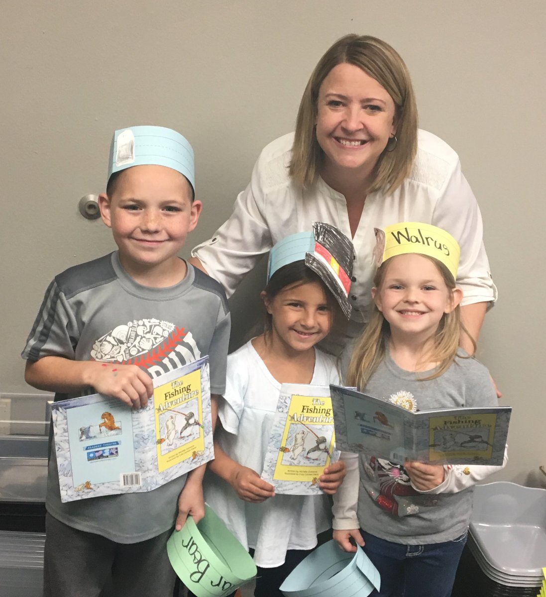 First graders performing reader’s theater is a good reason to smile! #fluency #literacy #misdproud