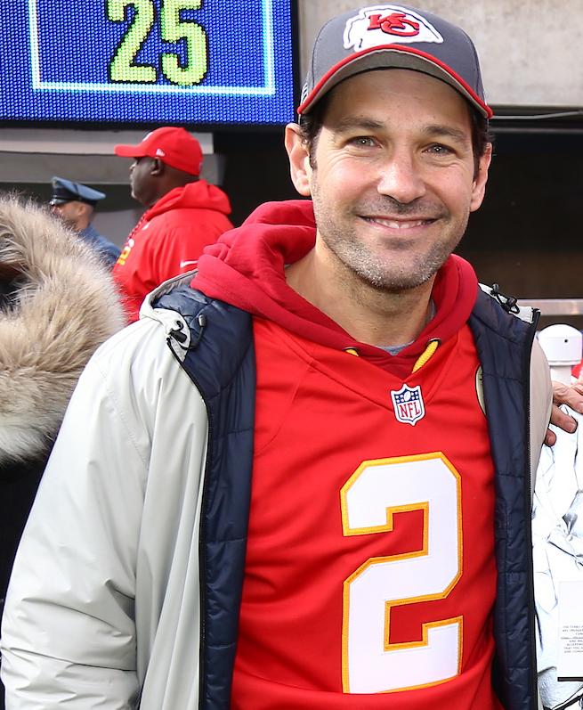 He\s a Chiefs fan AND he\s Ant-Man! to help us wish Paul Rudd a happy birthday. 