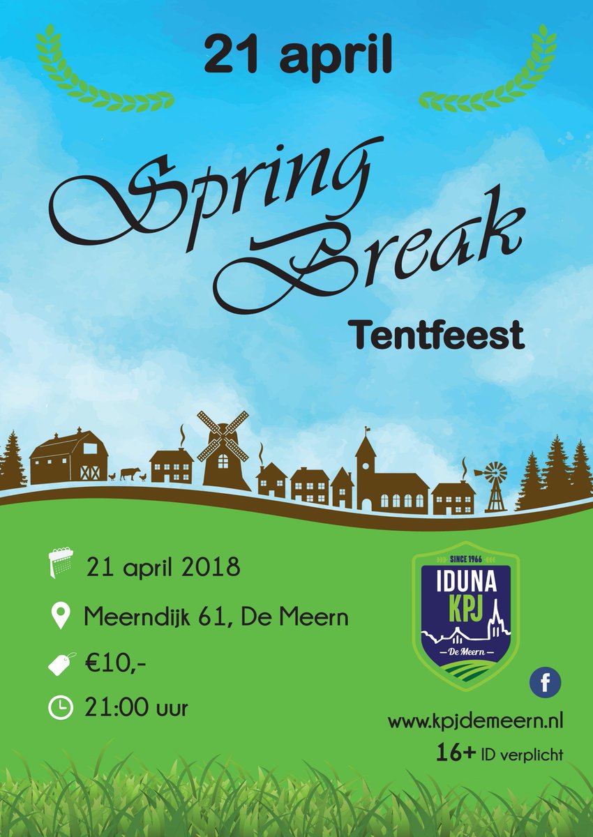 Dit jaar is ons tentfeest 16+ ,  kom je ook?