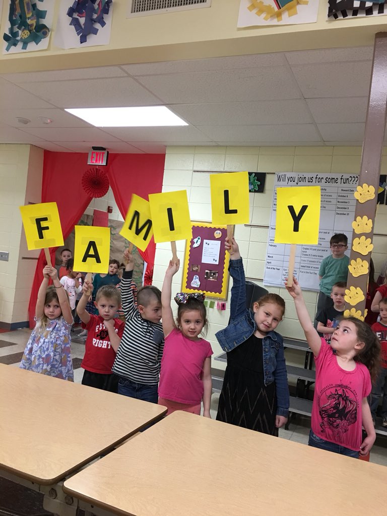 Family Day Prep for Kindergarten. We are super excited to celebrate our families! #mountrockproud #bssdproud