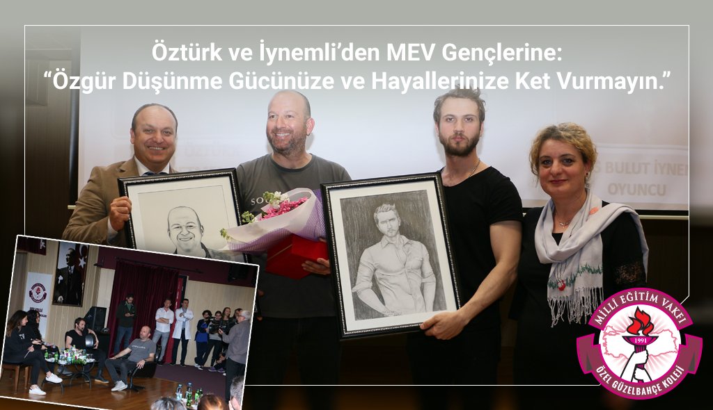 Kariyer Günleri etkinliği kapsamında iki başarılı insanı okulumuzda ağırladık. Konuklarımızdan ilki okulumuzdan mezun olan Sinan Öztürk, diğer konuğumuz ise Aras Bulut İynemli idi.

bit.ly/2GGOGmL