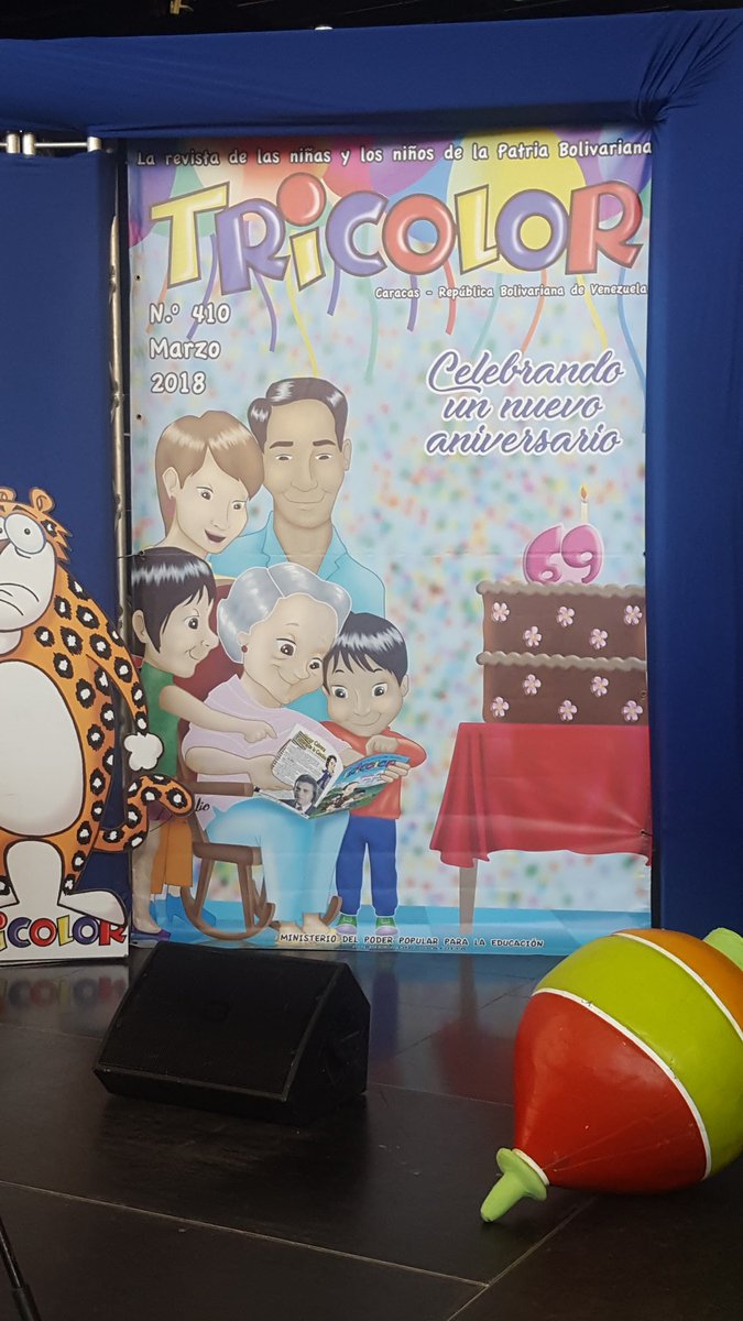 #Hoy Celebramos el 69 Aniversario de la Revista TRICOLOR @MPPEDUCACION <a href="/JauaMiranda/">Elías Jaua</a> <a href="/eugeniapinero/">Ma. eugenia piñero</a>