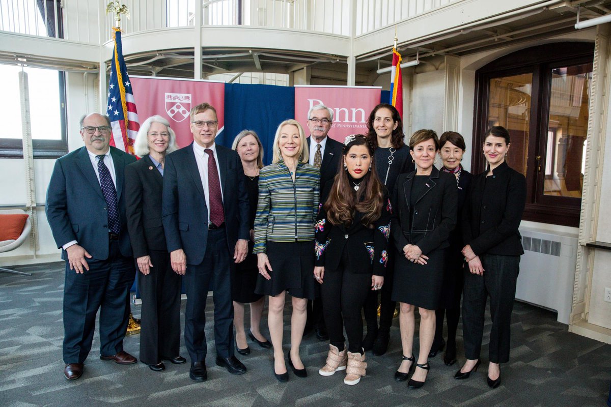 PennGlobal's tweet photo. Her Royal Highness Princess Chulaborn Mahidol of Thailand visits @Penn furthering our mission to bring #PenntotheWorld and #theWorldtoPenn w/ @pennvet @PennMedicine @PennDentalMed @PennNursing. https://t.co/1LajTf4tYW @PennNewsToday https://t.co/Rb4tWjq9mC