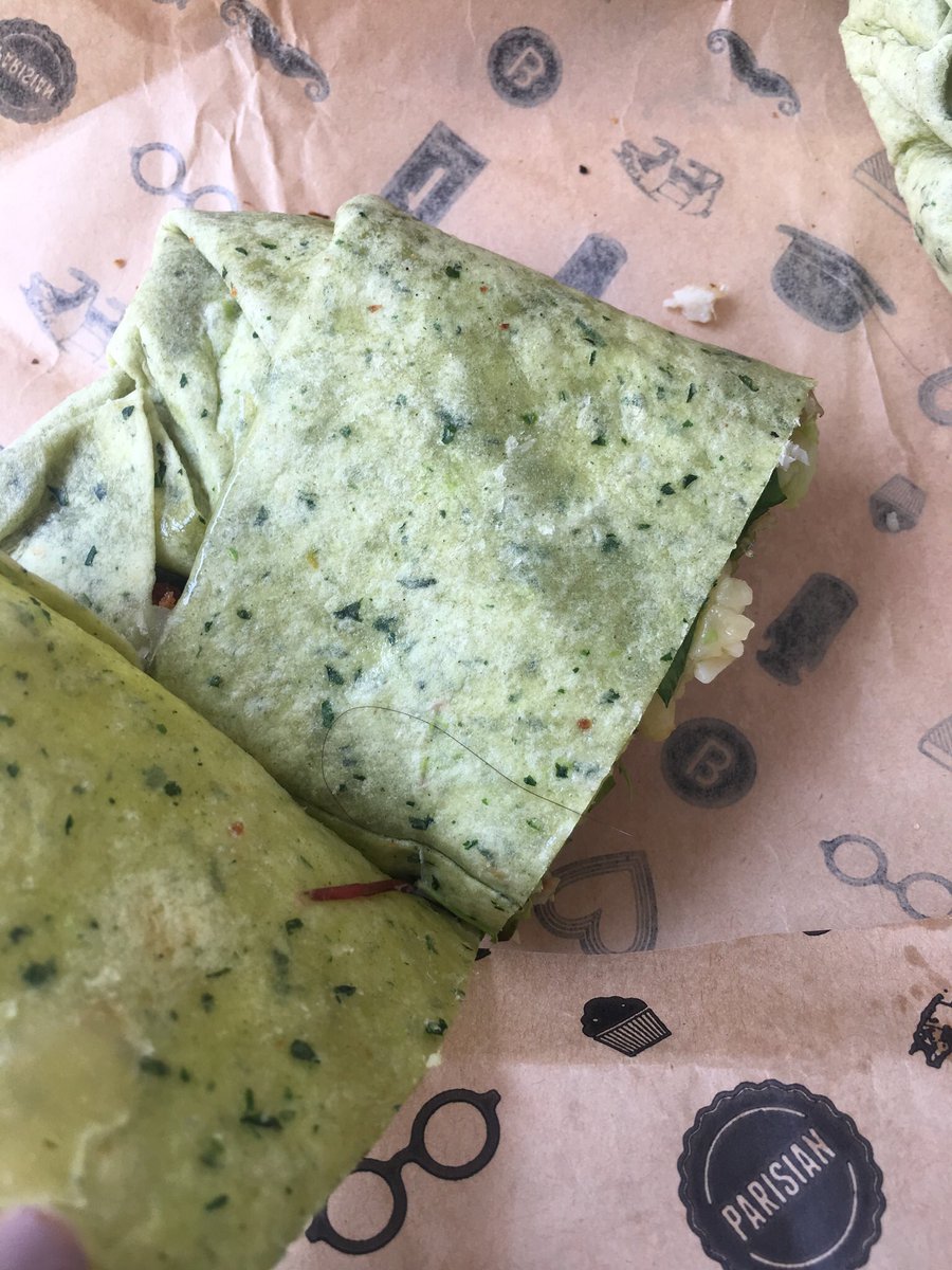 PollyGoddard's tweet photo. @benugo got to my desk to find a hair fully in my wrap and cut down the middle 😭😭😷 I don’t have time to go back so now going lunchless... https://t.co/QjkbyPOvGY