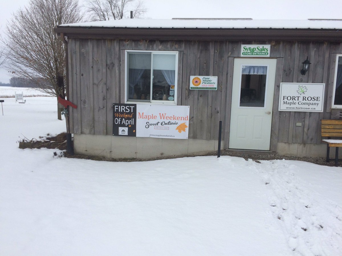 fortrosemapleco's tweet photo. Ontario Maple Syrup Producers maple weekend Saturday and Sunday #maple syrup #OMSPA https://t.co/McAjaVUiOC