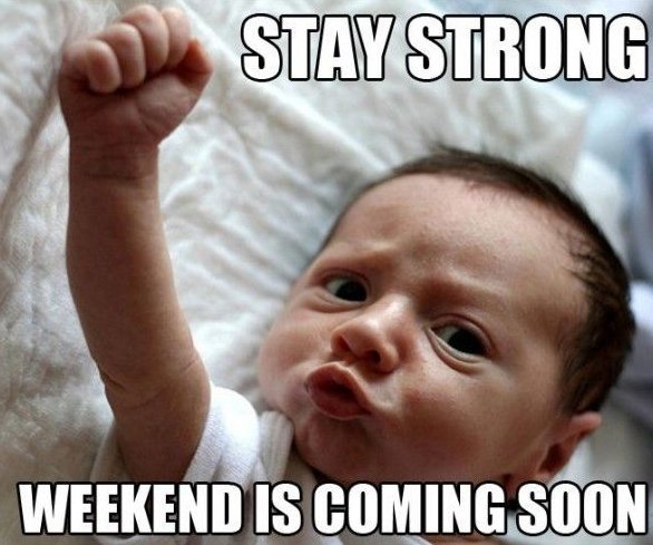 Nog héél even volhouden... :) #weekend #bijnaweekend