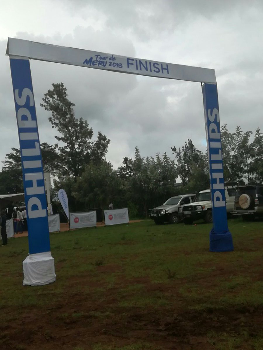 PhilipsKenya's tweet photo. @JessyTheMC and his team of cyclist are just about to complete the cycling challenge.ππ #TourDeMeru #10MinHeartChallenge #BackToRhytm https://t.co/KBzOAxcgnh